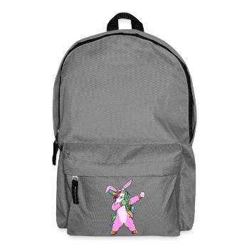 Costume de licorne de lapin de Pâques Dab Dab Dup - Sac à dos - gris éléphant - Devant