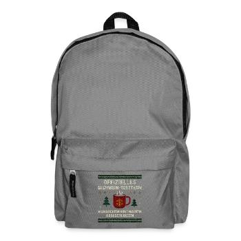 Mulled wine test team, Christmas market hero - Backpack - elephant grey - Front