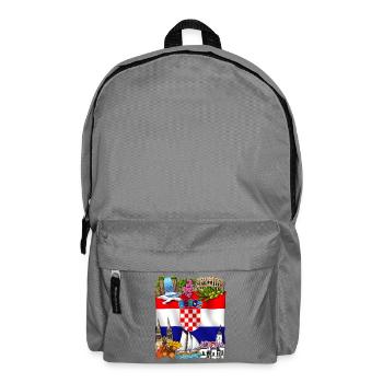 Kroatien - Rucksack - Mittelgrau - Vorne