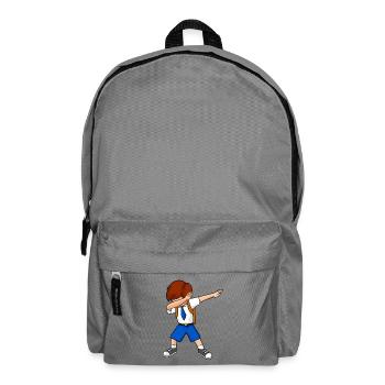 Dabbing School Kid Uniform Funny Back To School - Backpack - elephant grey - Front