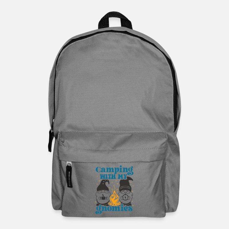 Camping Friends Camping Camping Tent Camper Outdoor - Backpack - elephant grey