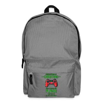 Joueur de Noël - Sac à dos - gris éléphant - Devant