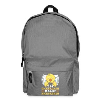 Shlafshirt Bird The Fatty One Takes a Nap - Backpack - elephant grey - Front