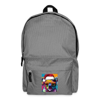 Portrait de Noël du Koala - Sac à dos - gris éléphant - Devant