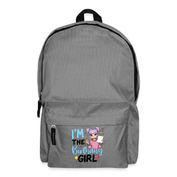 I'm The Birthday Girl - Backpack - elephant grey - Front