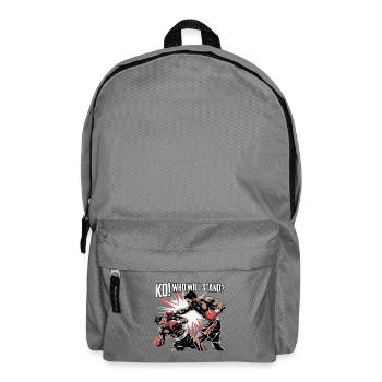 KO Showdown Graphic Boxing Burst - Backpack - elephant grey - Front