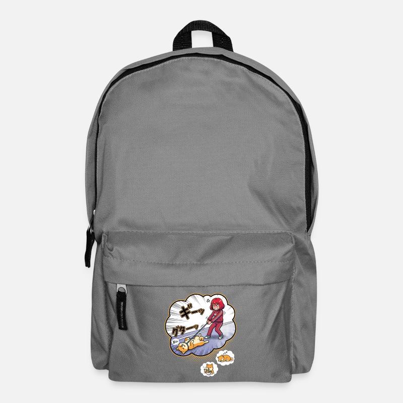 Wütende Halterin vs Schlafender Hund - Rucksack - Mittelgrau