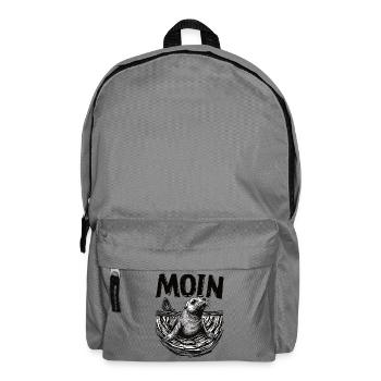 Seal seal Baltic Sea North Sea Moin - Backpack - elephant grey - Front