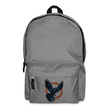 wikinger rabe runen, nordisch shirt - Rucksack - Mittelgrau - Vorne
