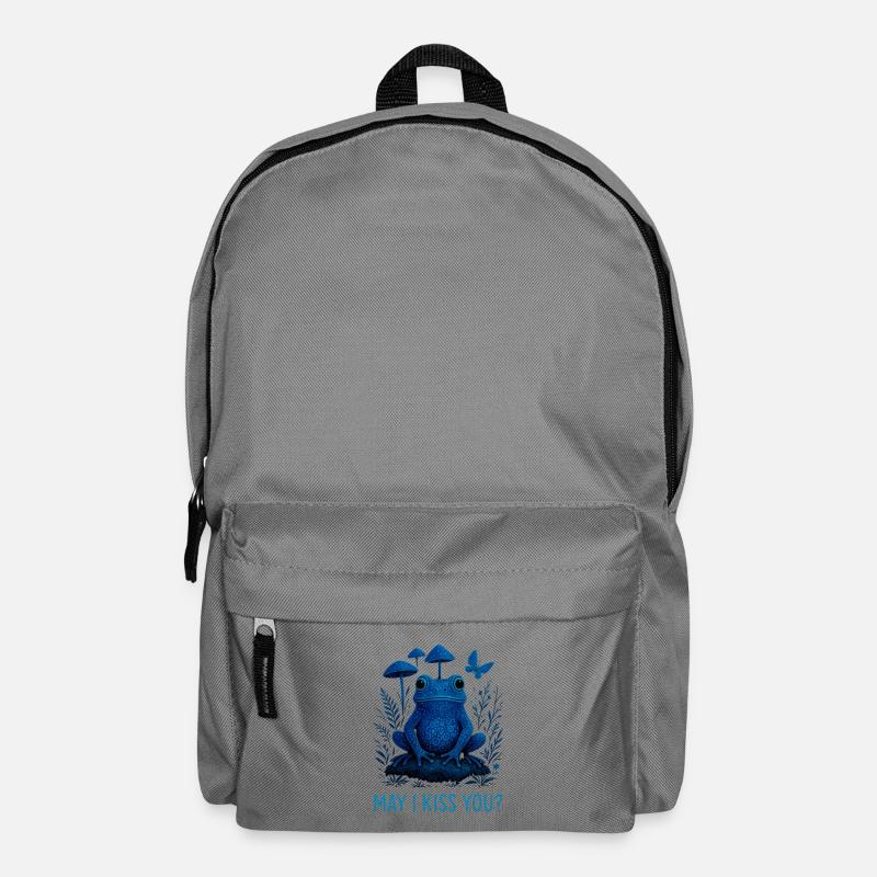Frog MAY I KISS YOU? Mystical Romantic - Backpack - elephant grey
