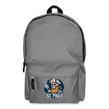 St Pauli Hamburg Paulianer Totenkopf Hafen Captain - Backpack - elephant grey - Front