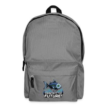 Future Swim Fish Motif - Backpack - elephant grey - Front