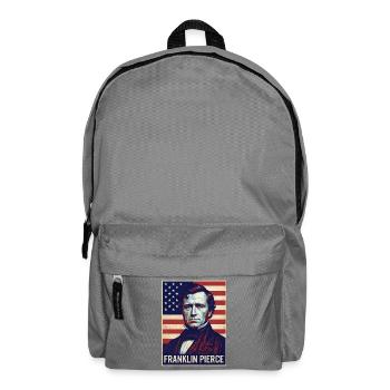 Franklin Pierce Vintage Poster - Backpack - elephant grey - Front
