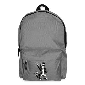 Rock, Rocker, Musique rock, Heavy metal, Rock Hand - Sac à dos - gris éléphant - Devant