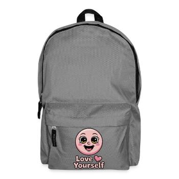 sich selbst lieben - Rucksack - Mittelgrau - Vorne