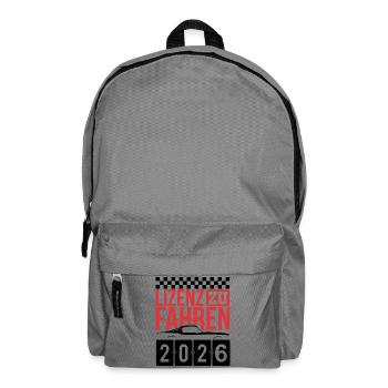 Driving License 2026 Driving Test Driving License Test - Backpack - elephant grey - Front