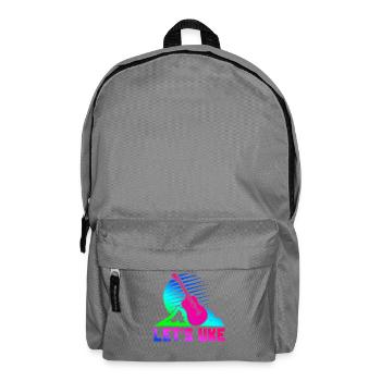 Ukulélé hawaïen ukélé rétro années 80 90 - Sac à dos - gris éléphant - Devant