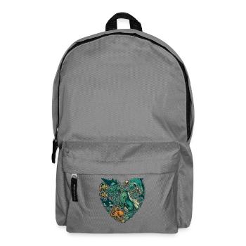 meerestiere herz shirt, liebhaber motiv - Rucksack - Mittelgrau - Vorne