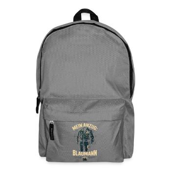 My suit overalls, fitter saying - Backpack - elephant grey - Front