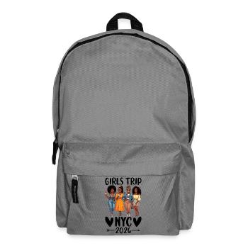NYC Girls Trip 2026 - Rucksack - Mittelgrau - Vorne
