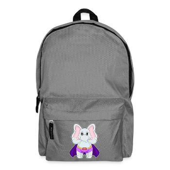Elephant Superhero Cloak - Backpack - elephant grey - Front