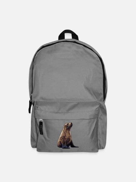 Seehund Tier Seelöwe - Rucksack - Mittelgrau