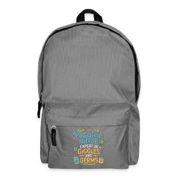 Pediatric Nurse Expert In Giggles And Healthcare - Backpack - elephant grey - Front