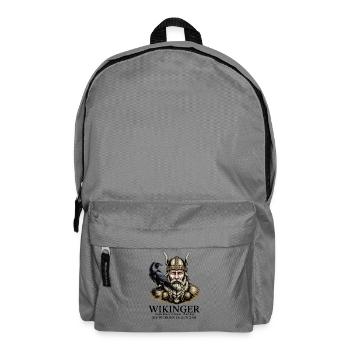 Wikinger Viking Legende Seemann Odin Rabe Kämpfer - Rucksack - Mittelgrau - Vorne