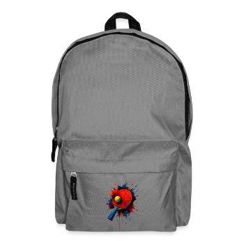 Tischtennis – Tennistisch - Rucksack - Mittelgrau - Vorne