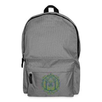 Disc-Golf-Korb in Woodland Scene Art - Rucksack - Mittelgrau - Vorne