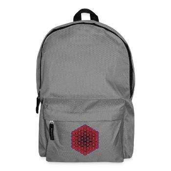Festival Wear Rave Techno Goa Party Mandala Pattern - Backpack - elephant grey - Front