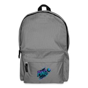 Tischtennis – Tennistisch - Rucksack - Mittelgrau - Vorne