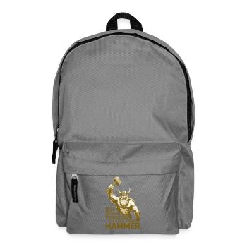 Légende viking viking marin Odin Raven Fighter - Sac à dos - gris éléphant - Devant