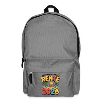 Retraite des pensionnés 2026 Homme & Femme - Sac à dos - gris éléphant - Devant