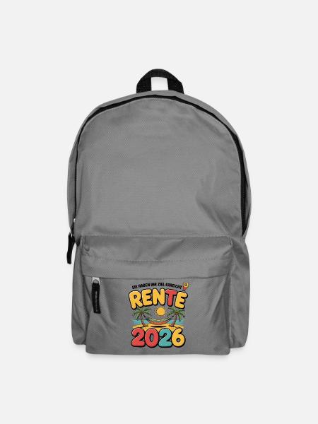 Retraite des pensionnés 2026 Homme & Femme - Sac à dos - gris éléphant