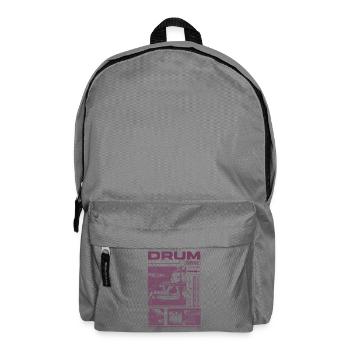 Rock Drummer Drum Player Streetwear - Backpack - elephant grey - Front