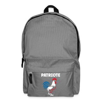 French rooster - Backpack - elephant grey - Front