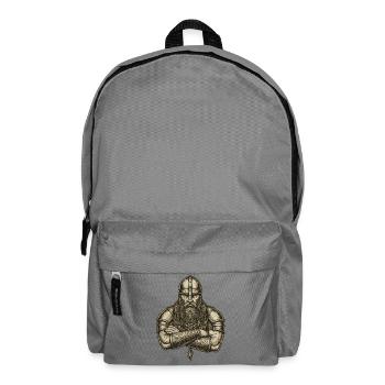 Légende viking viking marin Odin Raven Fighter - Sac à dos - gris éléphant - Devant