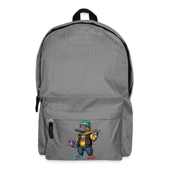 Cosmic Duck Streetstyle - Rucksack - Mittelgrau - Vorne