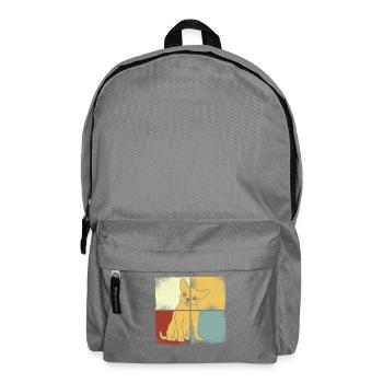 Chihuahua Chihuahueño Retro - Rucksack - Mittelgrau - Vorne