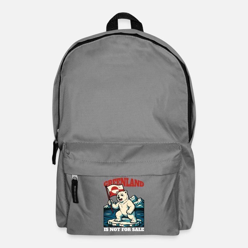 Le Groenland n’est pas à vendre - Sac à dos - gris éléphant