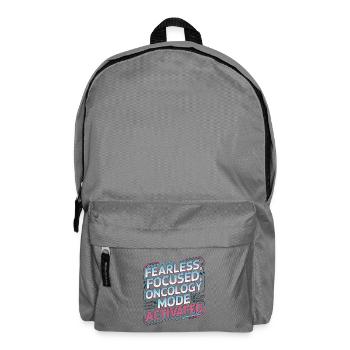 Oncology Nurse Fearless Focused Nurse Practitioner - Rucksack - Mittelgrau - Vorne