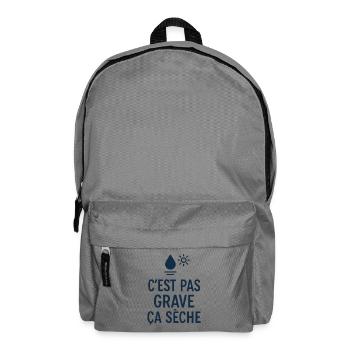 Marseille Humour C'est Pas Grave ça Sèche Sud - Sac à dos - gris éléphant - Devant