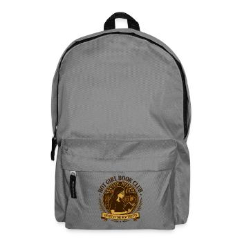 Hot Girl Book Club | Smart is Pretty - Backpack - elephant grey - Front