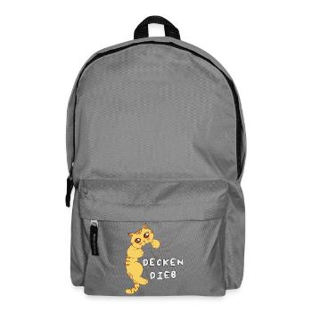 Lieblings Deckendieb Offizielles Schlafshirt - Rucksack - Mittelgrau - Vorne
