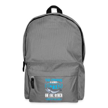 Angler Gift Funny Fishing Fisherman Fishing - Backpack - elephant grey - Front