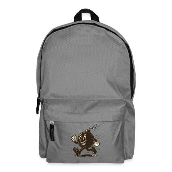 Une bombe de dessin animé - Sac à dos - gris éléphant - Devant