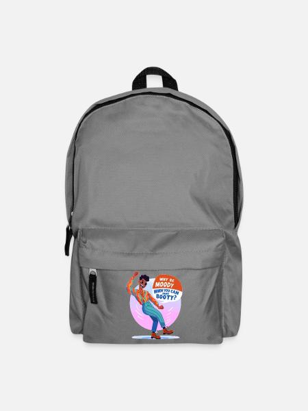Disco-Boogie: Warum trübe Stimmung? - Rucksack - Mittelgrau