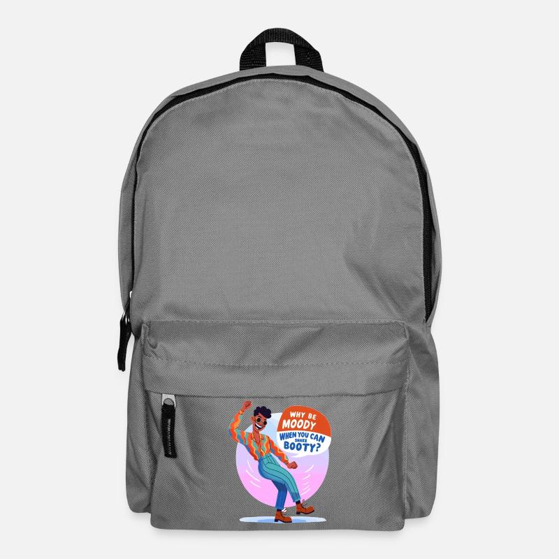 Disco-Boogie: Warum trübe Stimmung? - Rucksack - Mittelgrau