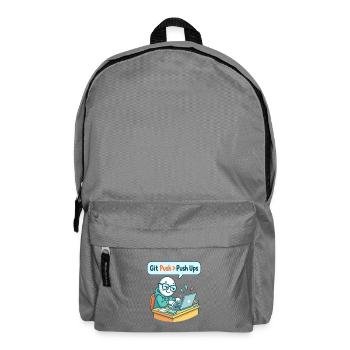 Git Push > Push Ups - Backpack - elephant grey - Front
